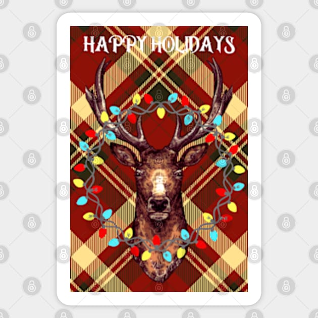 Holidays Raindeer Sticker by MandySJ